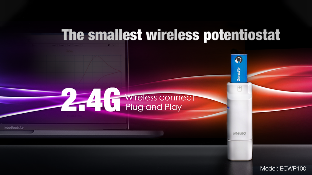The smallest wireless potentiostat Zensor R&D-ECWP100