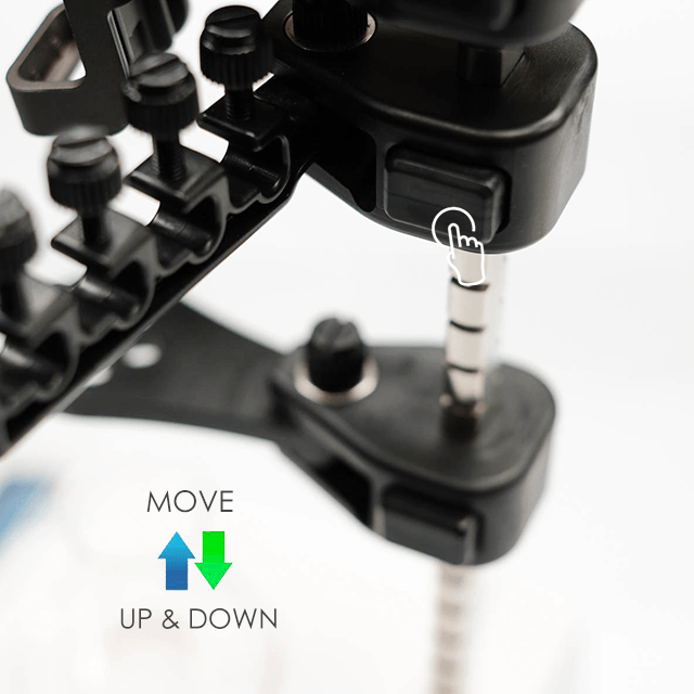 Flexible moving fixed arm of Variable Frequency Magnetic Stirrer & Cells stand for Electrochemical Experiments Zensor R&D-CS100