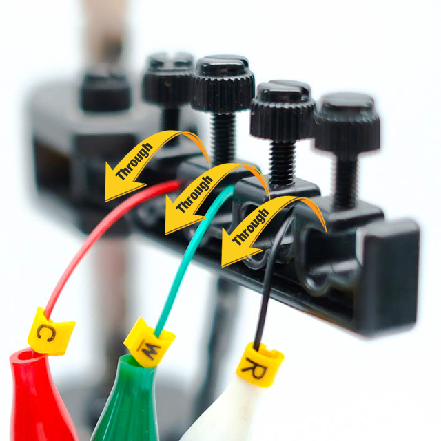 Electrode wire holder of Variable Frequency Magnetic Stirrer & Cells stand for Electrochemical Experiments Zensor R&D-CS100