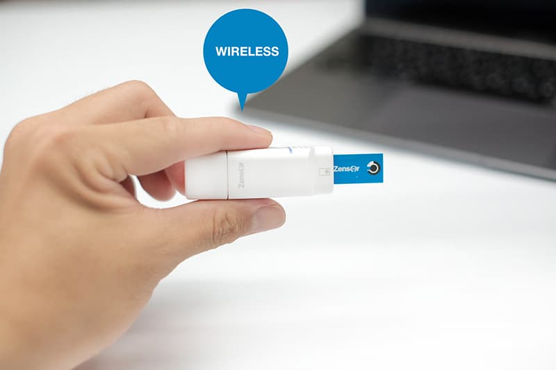  finger-size  wireless
potentiostat -Zensor R&D-ECWP100