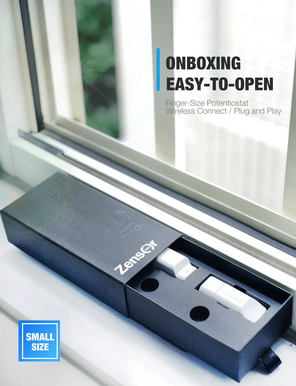  protective case of wireless
potentiostat -Zensor R&D ECWP100-single