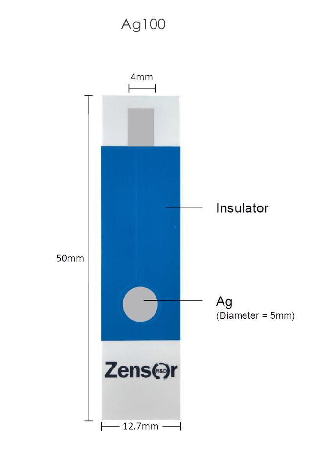 Gold(Au) working electrode electrochmical Screen printed electrodes & Interdigitated electrodes-Zensor R&D-SPE