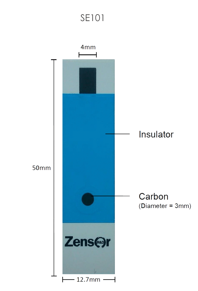Carbon(C) working electrode electrochmical Screen printed electrodes & Interdigitated electrodes-Zensor R&D-SPE