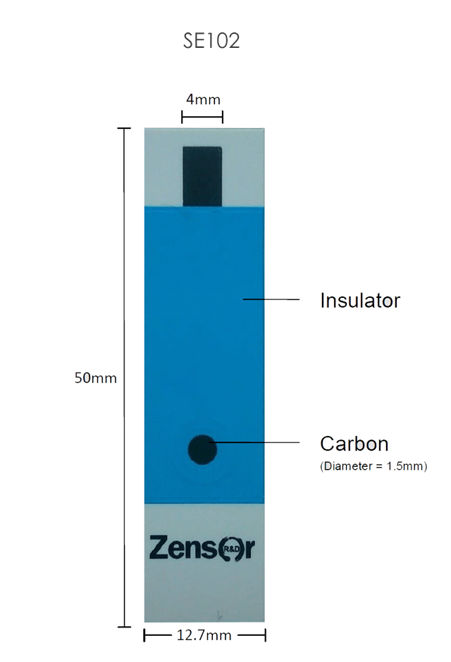 Carbon(C) working electrode electrochmical Screen printed electrodes & Interdigitated electrodes-Zensor R&D-SPE